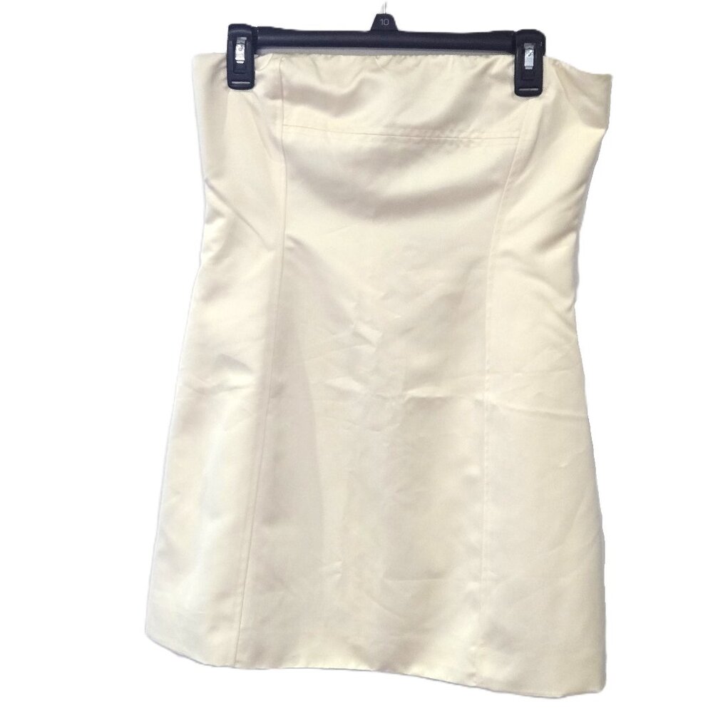 WeWoreWhat Sz 8 Strapless Peplum Mini Dress